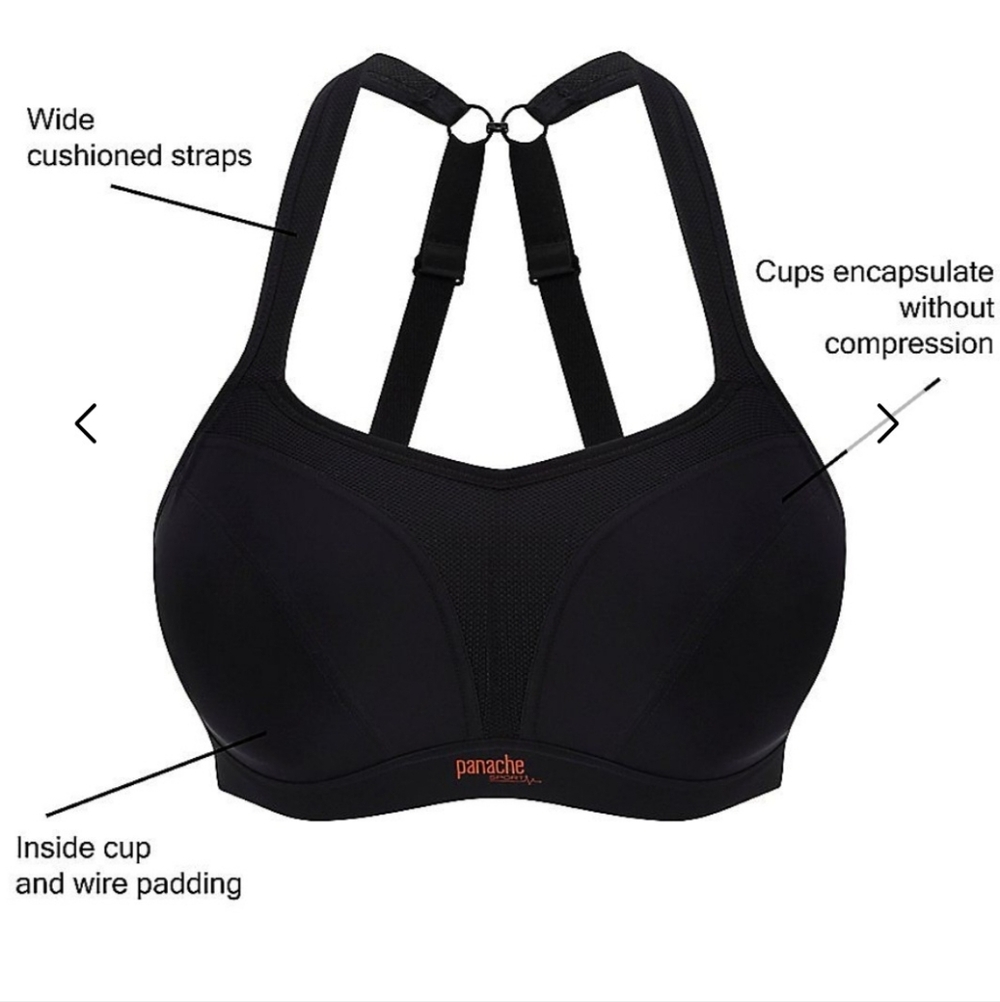 Panache Black Sports Bra - Picture 9 of 15